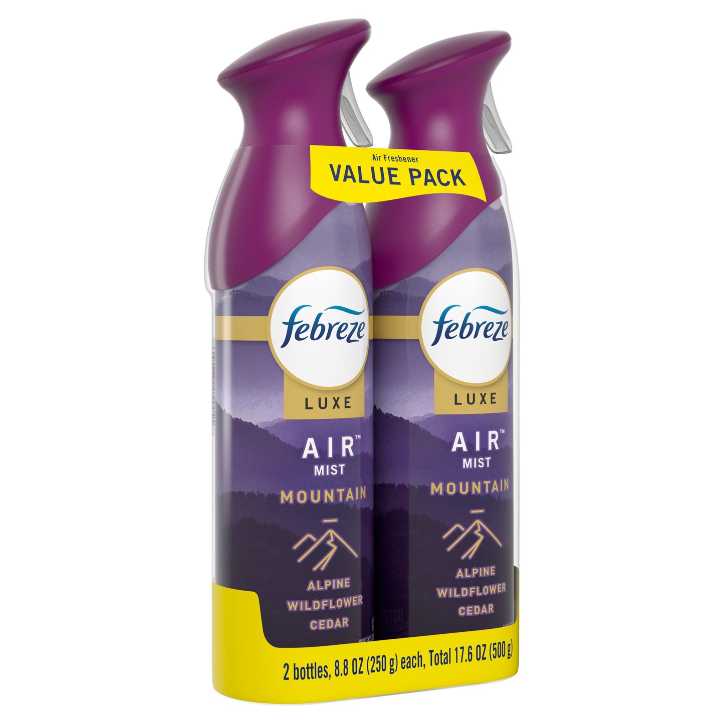 Febreze Luxe Air Freshener Odor-Fighting Room Spray - Mountain