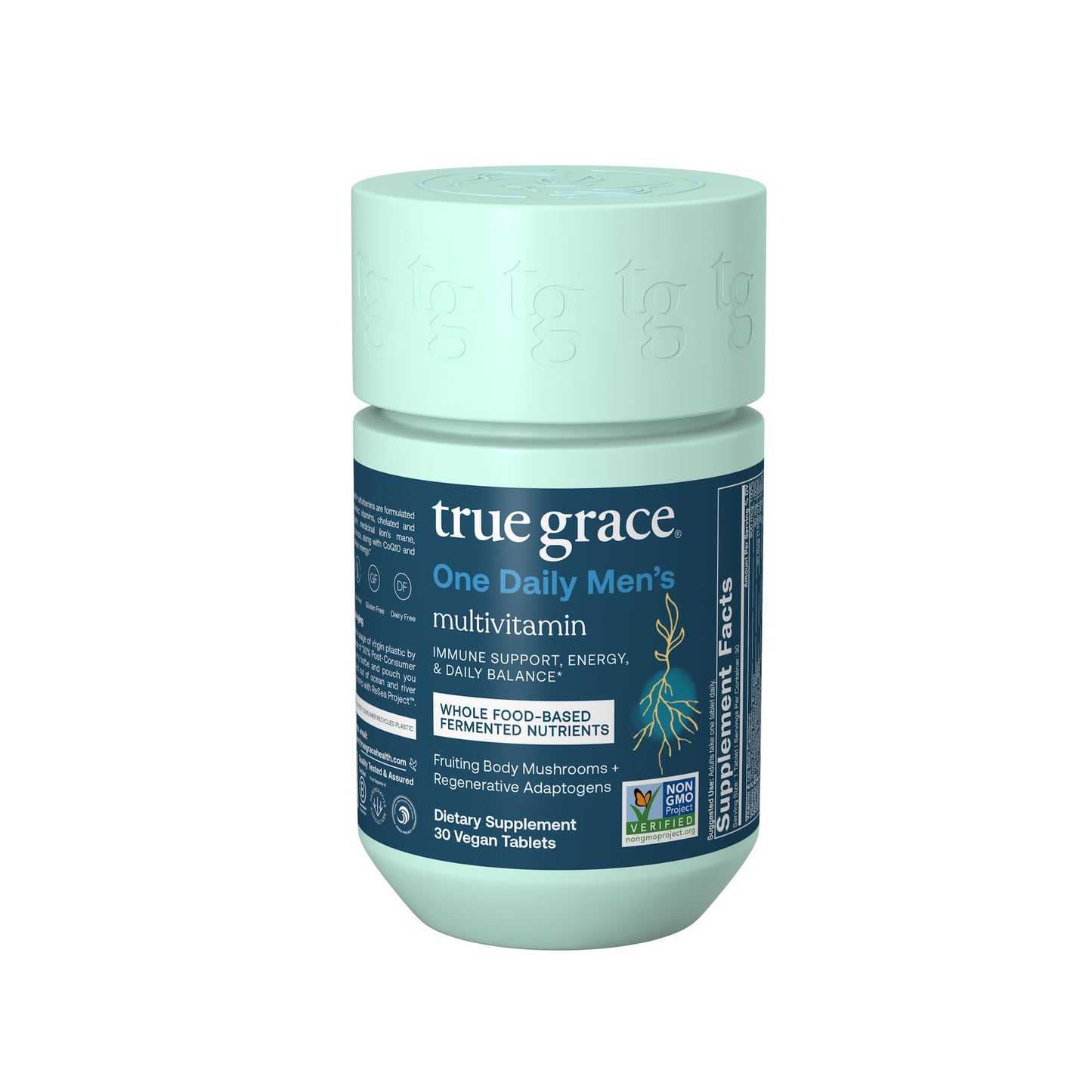 True Grace One Daily Men's Multivitamin Vegan Tablets