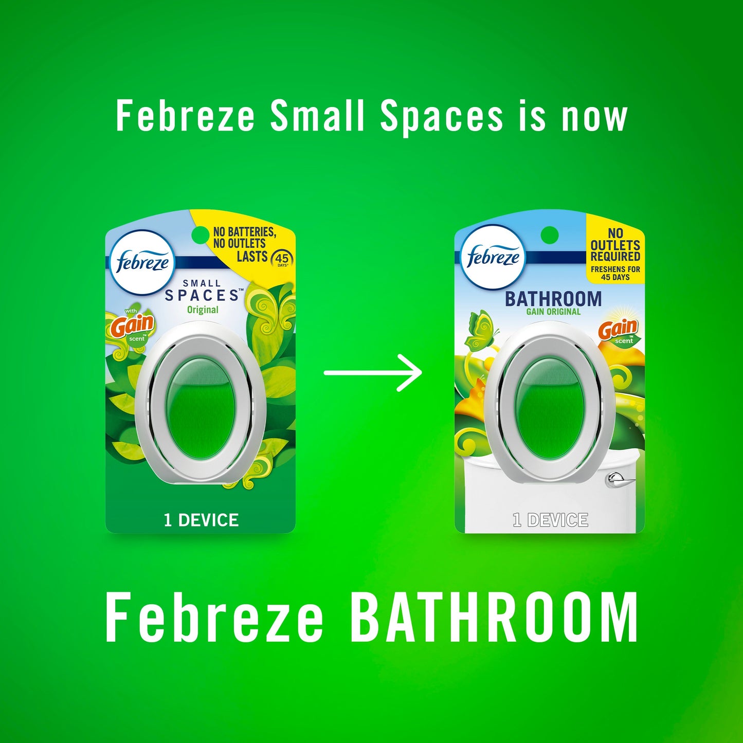 Febreze Bathroom Air Freshener - Gain Original