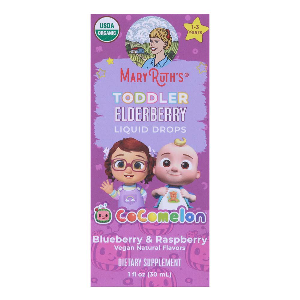 Mary Ruth's Toddler Elderberry Liquid Drops - Blueberry & Raspberry