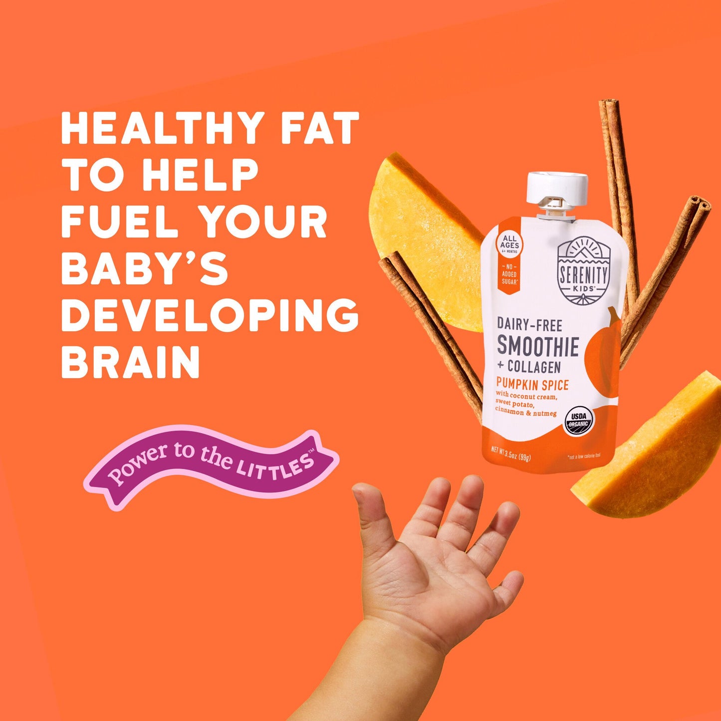 Serenity Kids Dairy Free Smoothie with Collagen - Pumpkin Spice
