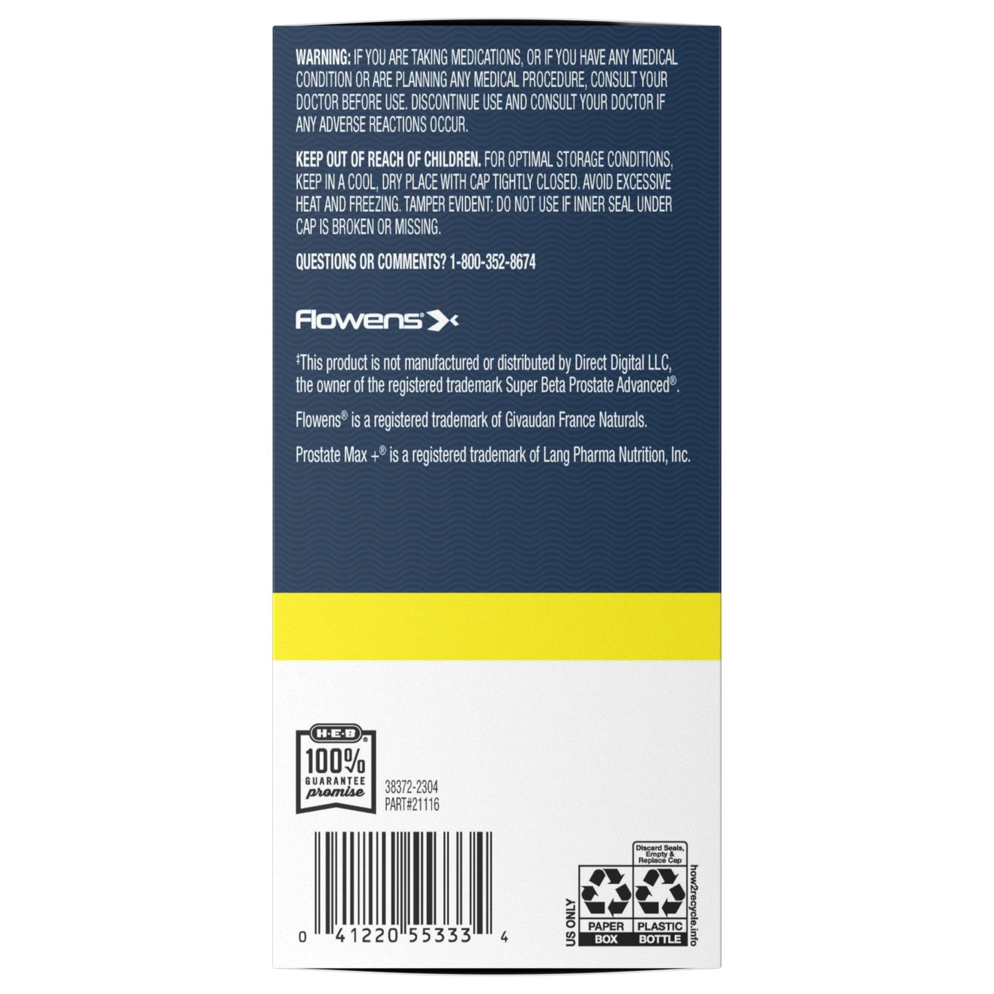H-E-B Vitamins Advanced Prostate Max+ Tablets