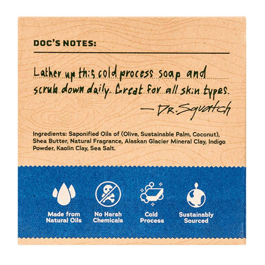 Dr. Squatch Men's Natural Soap Bar - Fresh Falls
