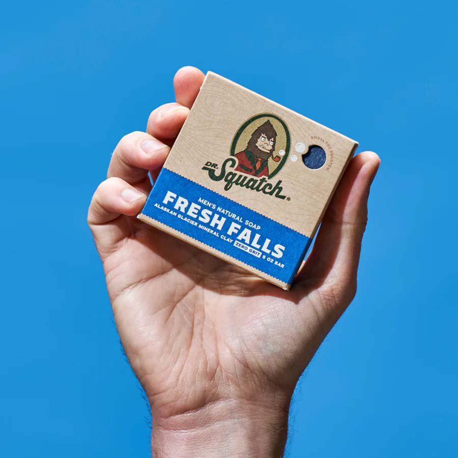 Dr. Squatch Men's Natural Soap Bar - Fresh Falls