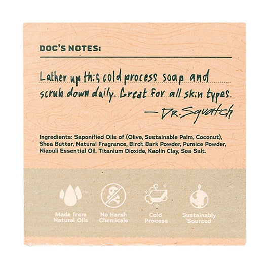 Dr. Squatch Men's Natural Soap Bar - Birchwood Breeze
