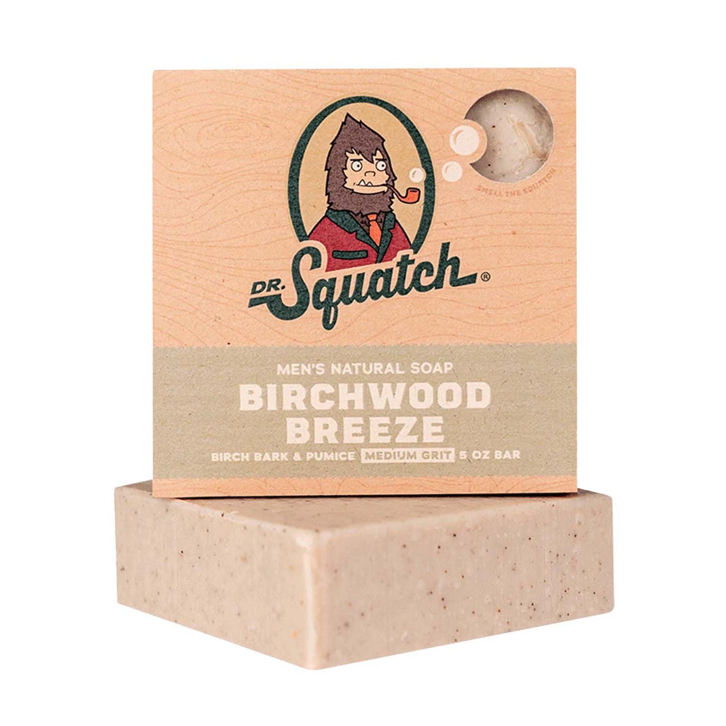 Dr. Squatch Men's Natural Soap Bar - Birchwood Breeze