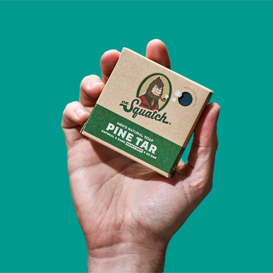Dr. Squatch Men's Natural Soap Bar - Pine Tar