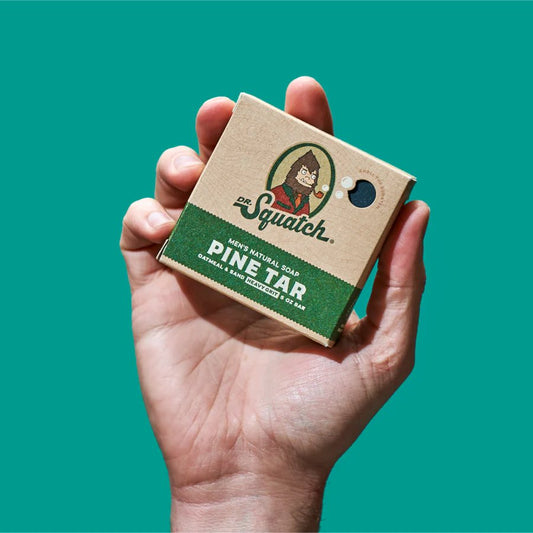 Dr. Squatch Men's Natural Soap Bar - Pine Tar