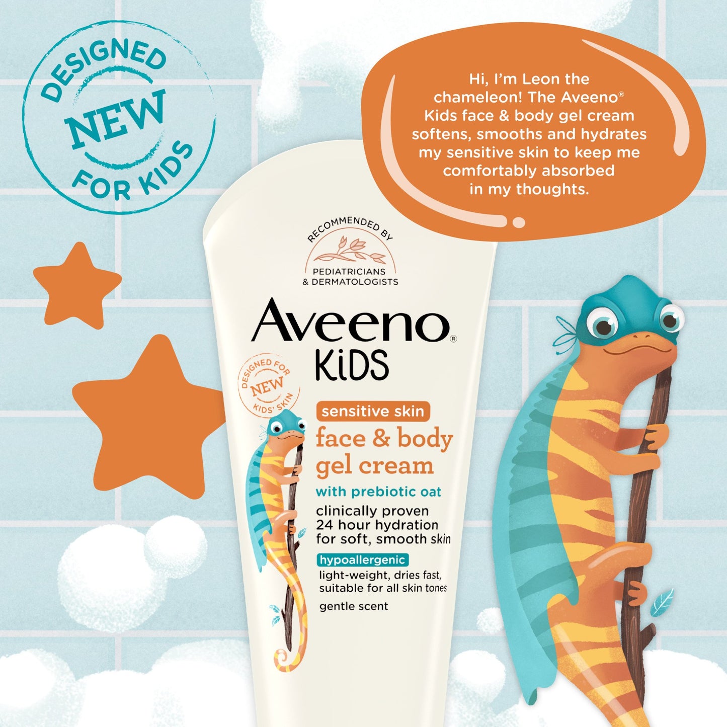 Aveeno Kids Sensitive Skin Face & Body Gel Cream