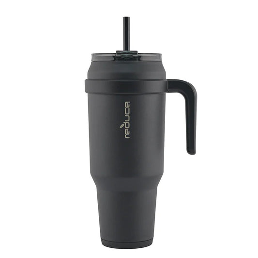 Reduce Cold1 Straw Tumbler  with Handle - Phantom Black