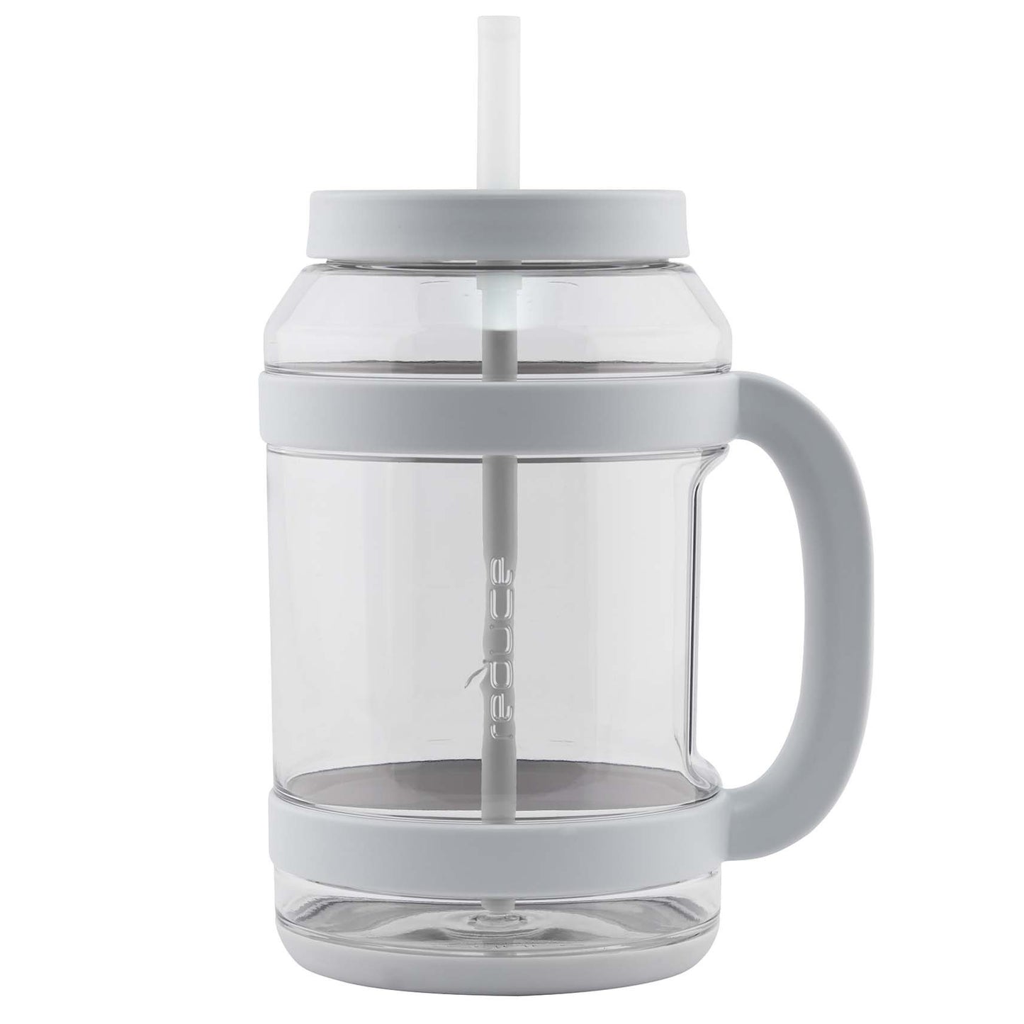 Reduce WaterDay Mug with Straw - Desktop Gray