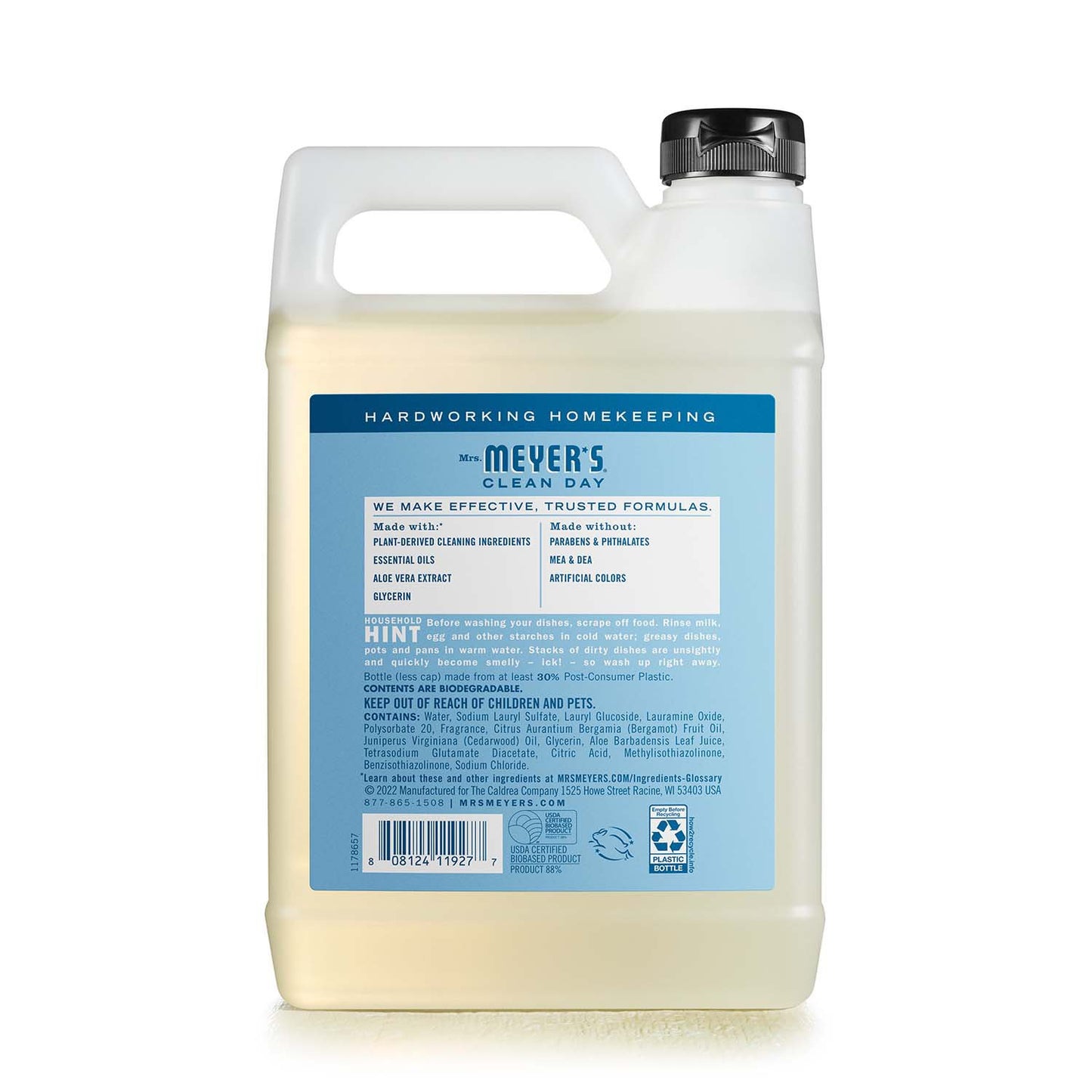 Mrs. Meyer's Clean Day Rainwater Dish Soap Refill