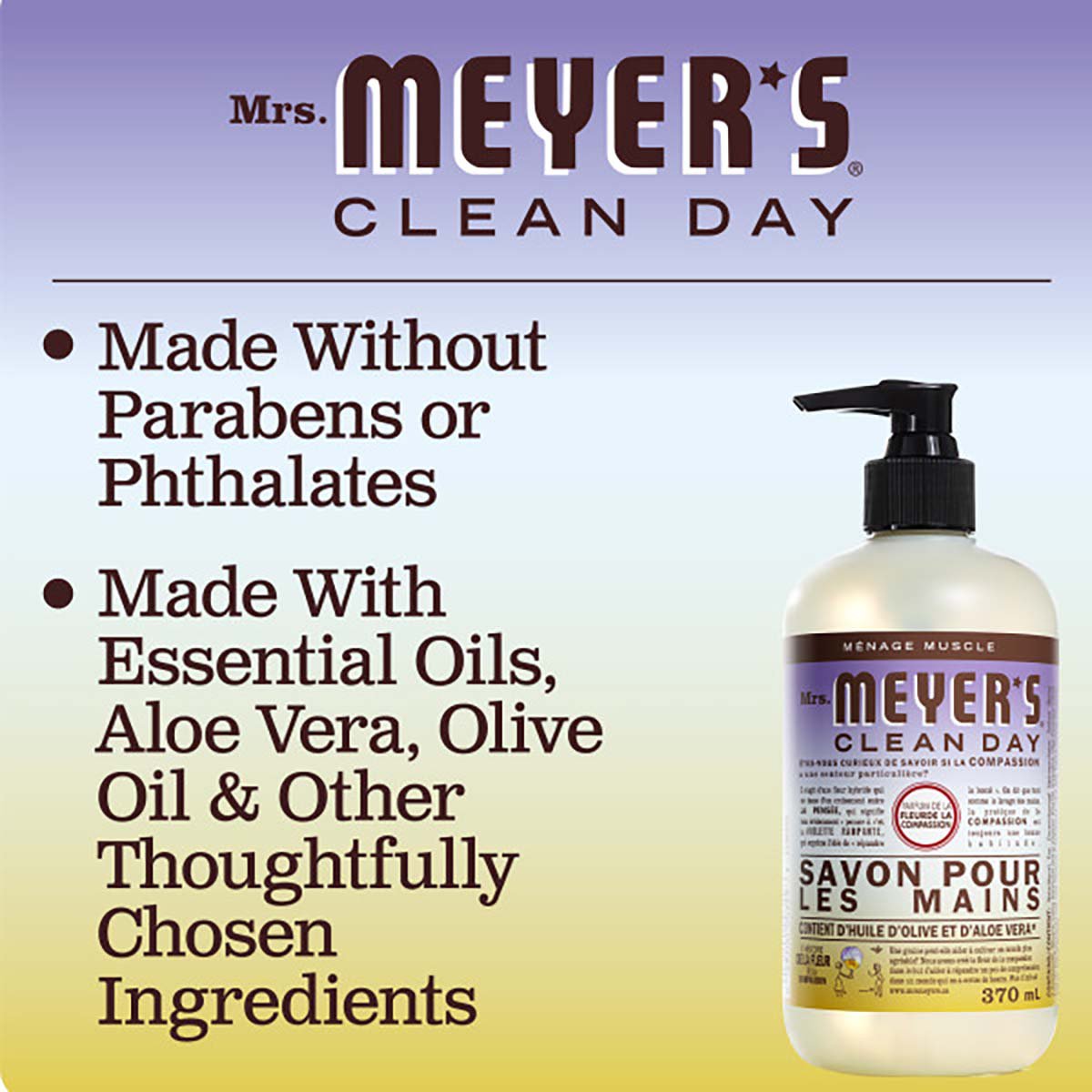 Mrs. Meyer's Clean Day Compassion Flower Liquid Hand Soap