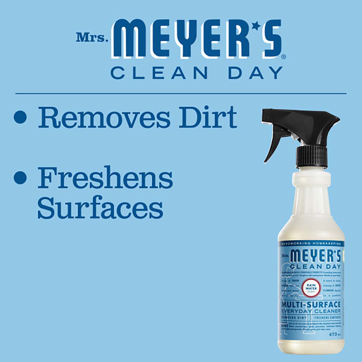 Mrs. Meyer's Clean Day Rainwater Scent Multi-Surface Everyday Cleaner Spray
