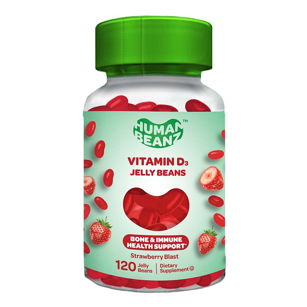 Human Beanz Vitamin D3 Jelly Beans - Strawberry Blast