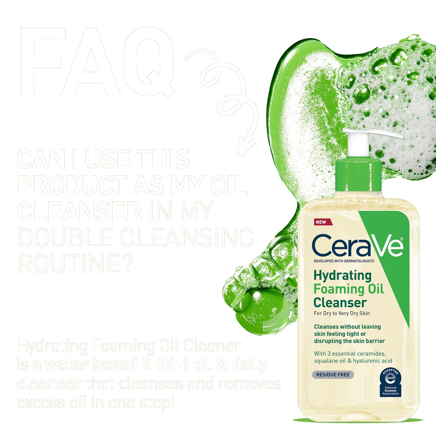 CeraVe Hydrating Foaming Oil Cleanser