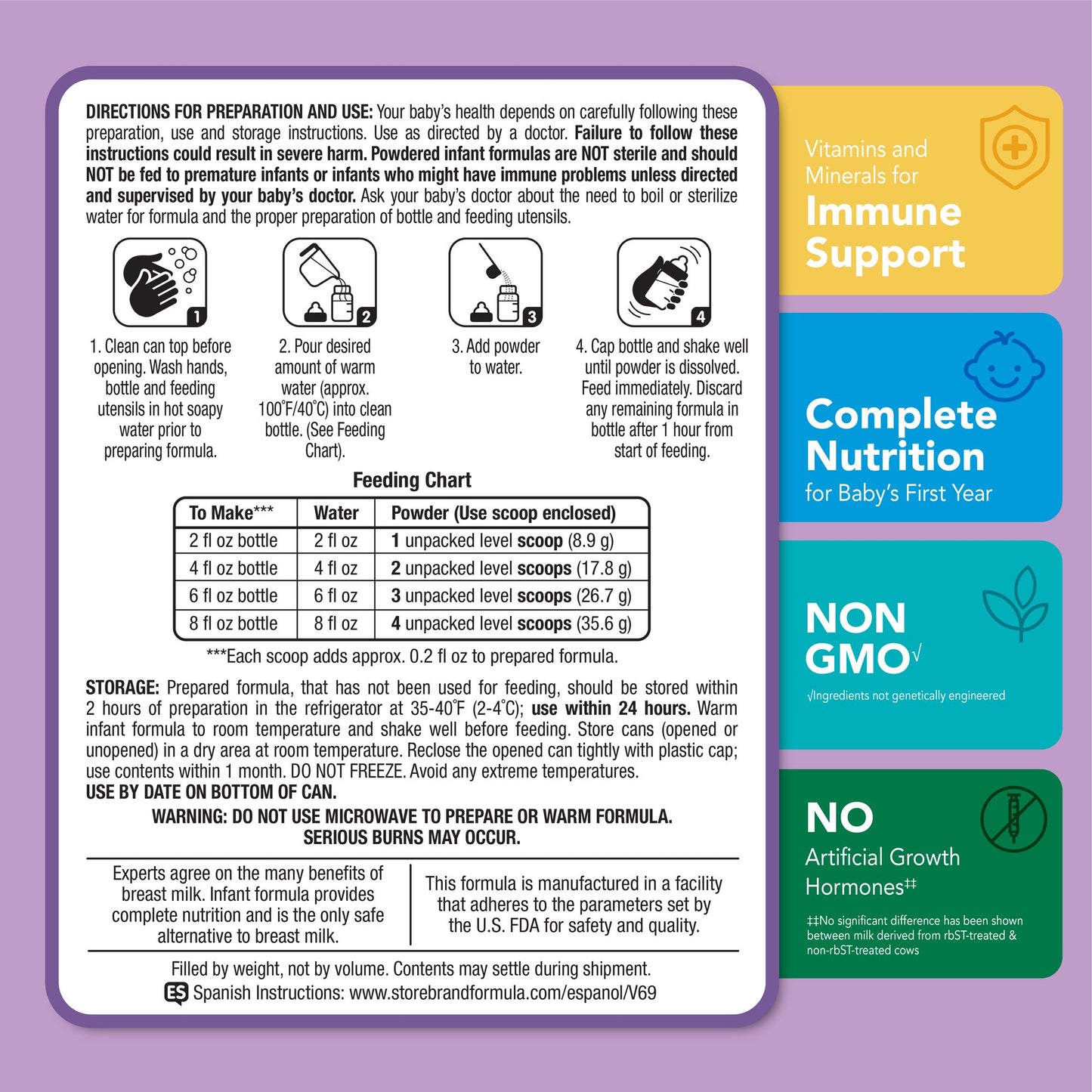 H-E-B Baby Gentle Milk-Based Powder Baby Formula With Iron