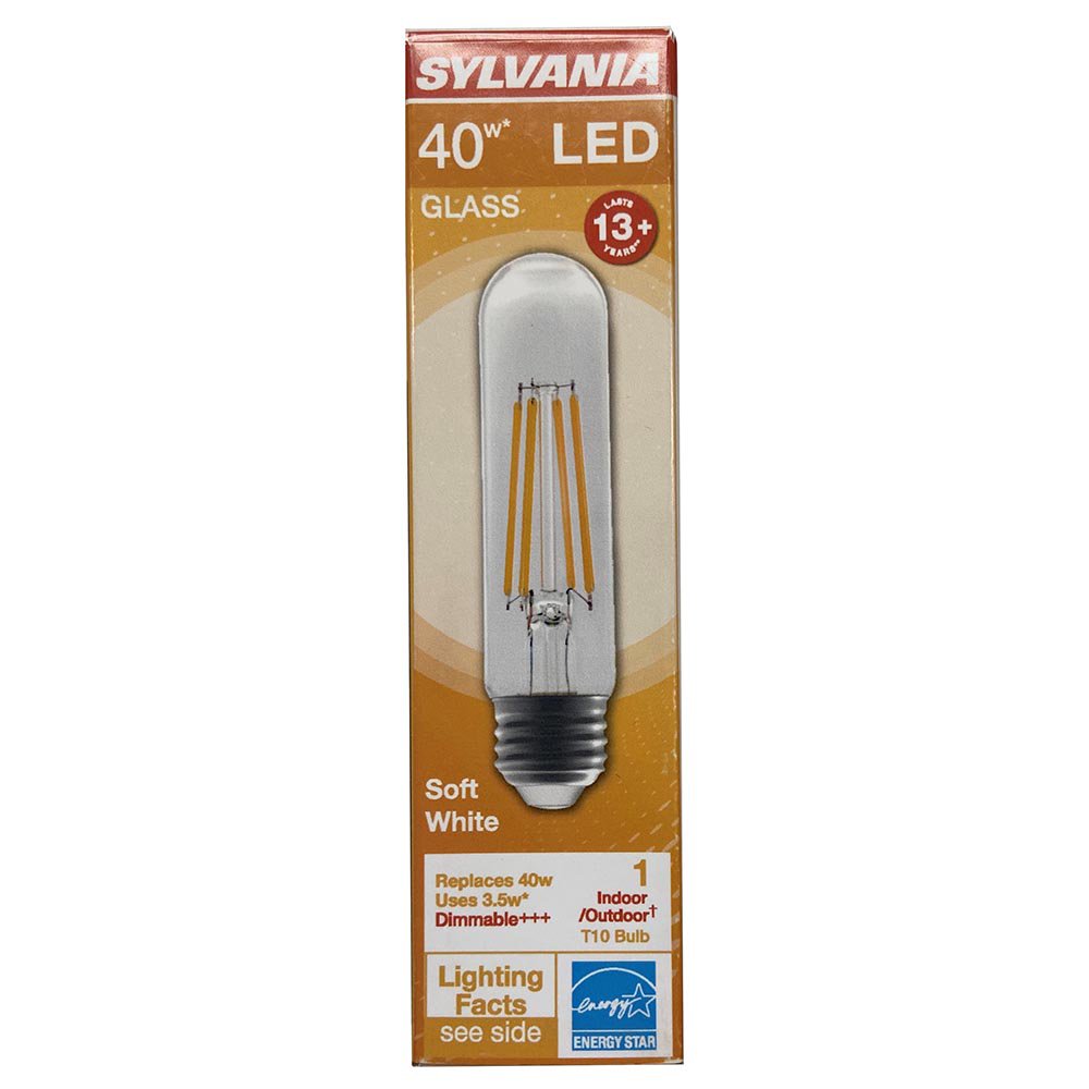 Sylvania T10 40-Watt LED Light Bulb - Soft White