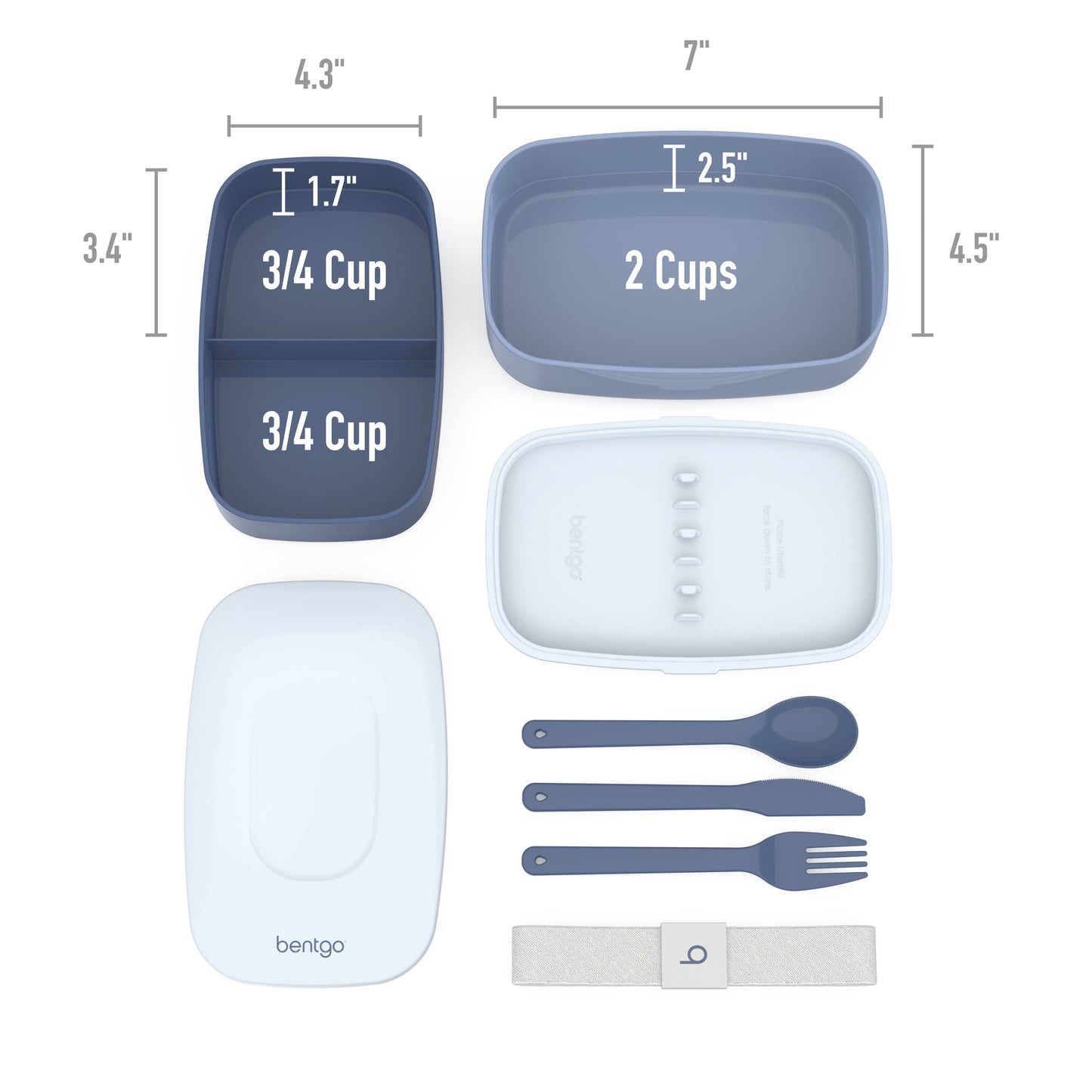 Bentgo Classic Lunch Box - Slate