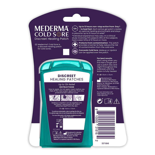 Mederma Cold Sore Discreet Healing Patch