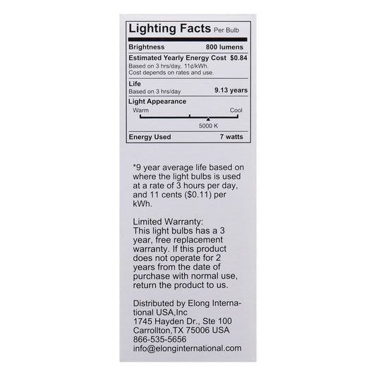 Green Watt A19 60-Watt Frosted LED Light Bulbs - Daylight