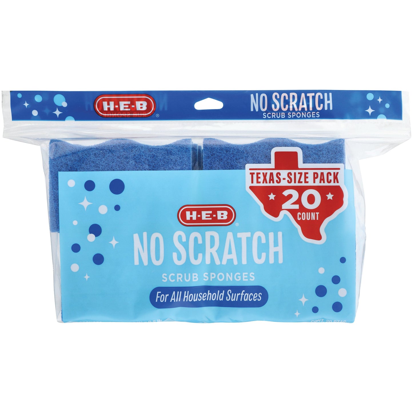 H-E-B No Scratch Scrub Sponges - Texas-Size Pack