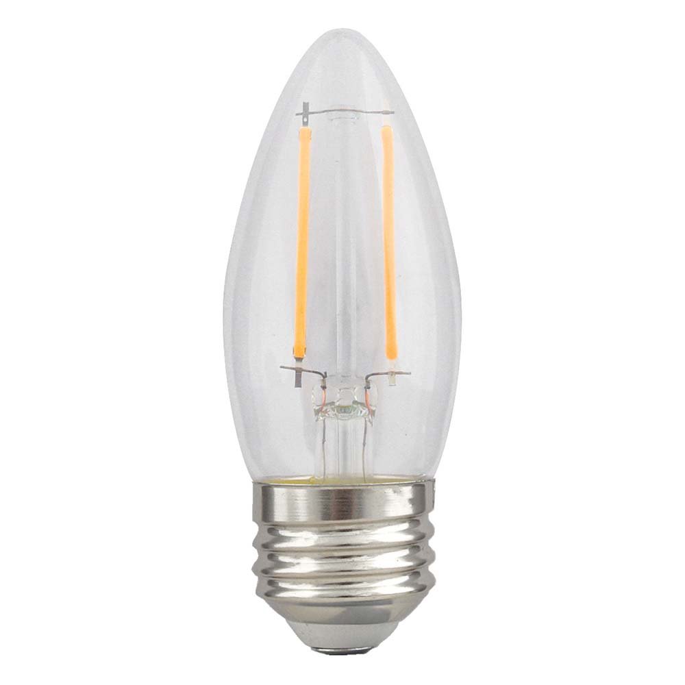 Green Watt B10 25-Watt Clear E26 LED Light Bulbs - Soft White