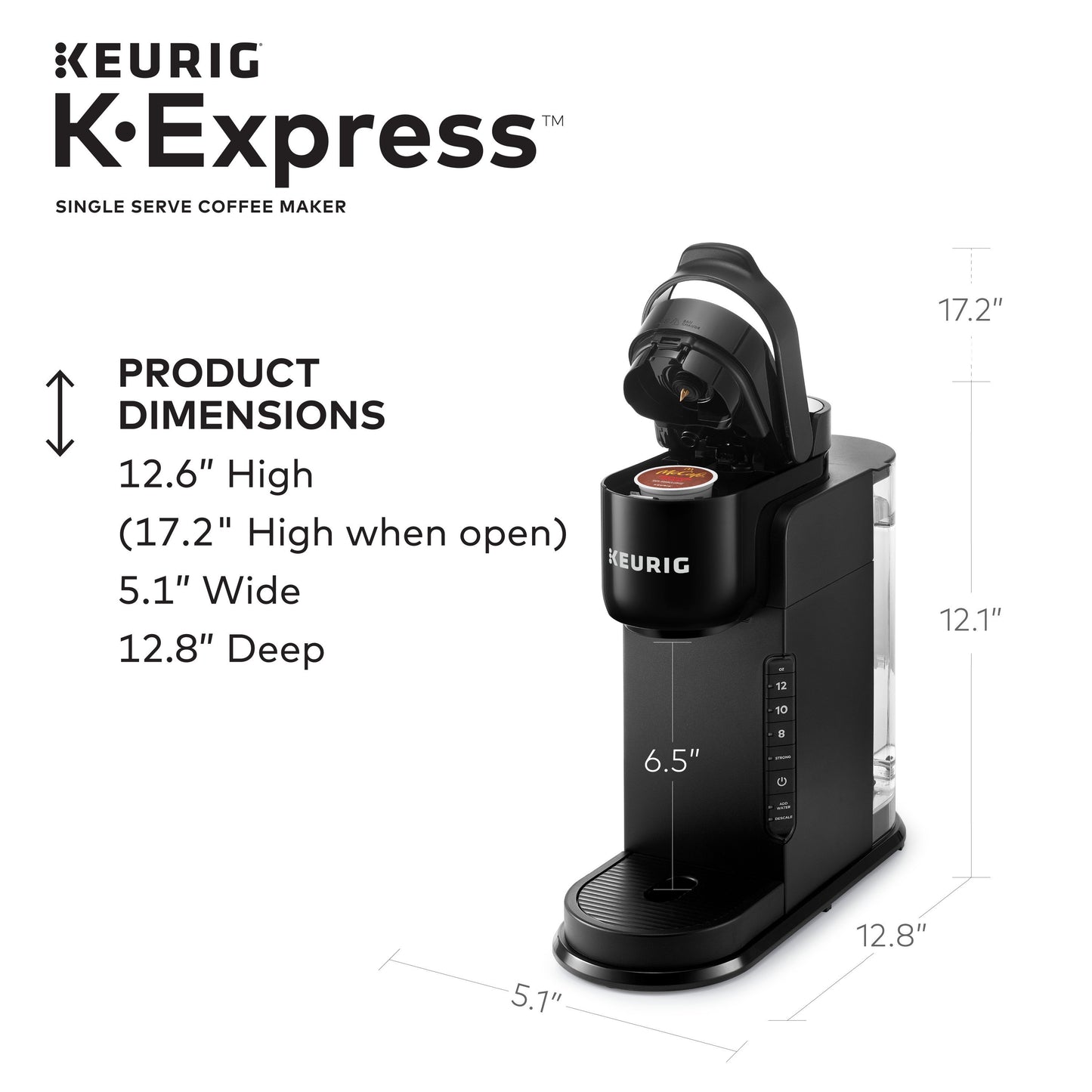 Keurig K-Express Single Serve K-Cup Pod Coffee Maker - Black
