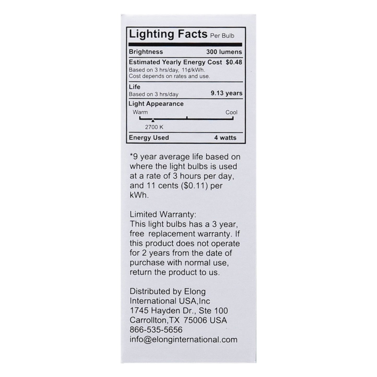 Green Watt B10 40-Watt Clear E12 LED Light Bulbs - Soft White