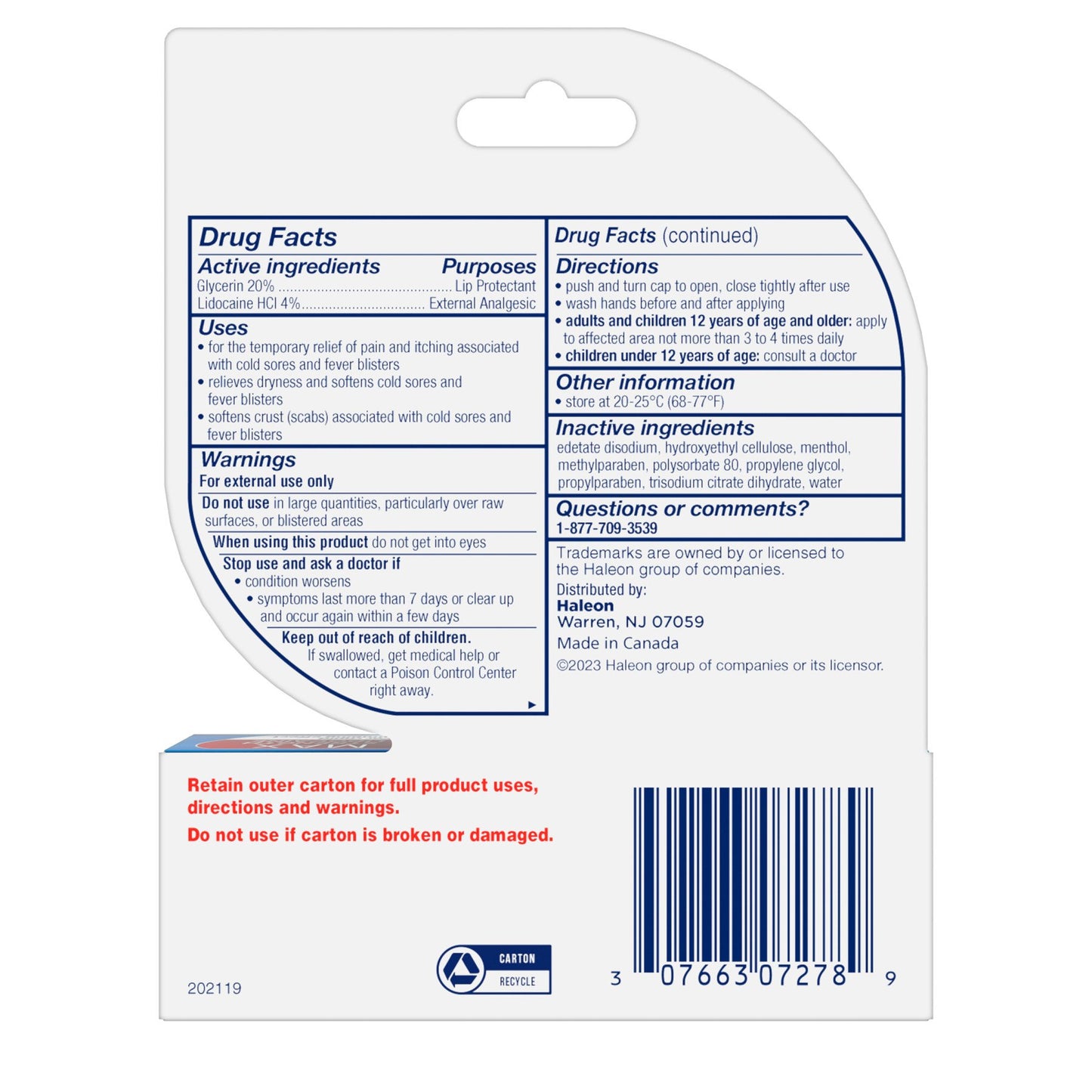 Abreva Cold Sore Treatment Rapid Pain Relief Cream