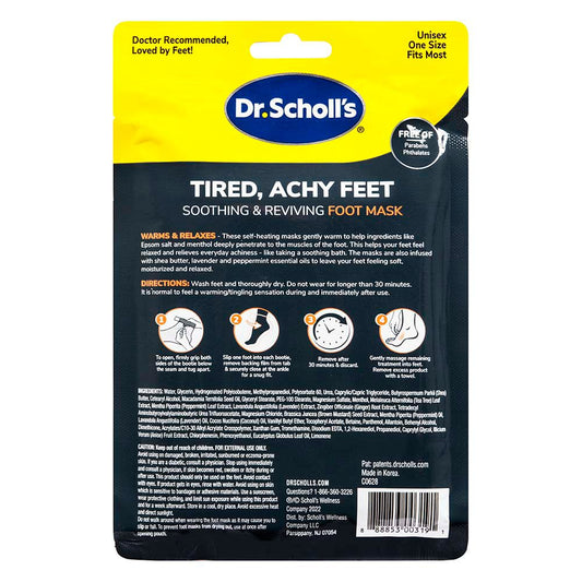 Dr. Scholl's Tired Achy Feet Soothing & Reviving Foot Mask