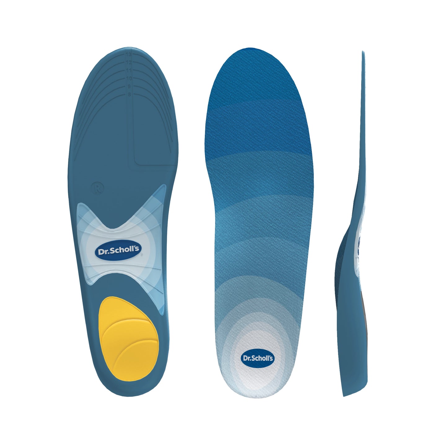 Dr. Scholl's Prevent Pain Protective Insoles, Trim to Fit Insert, Men Shoe Size 8-14