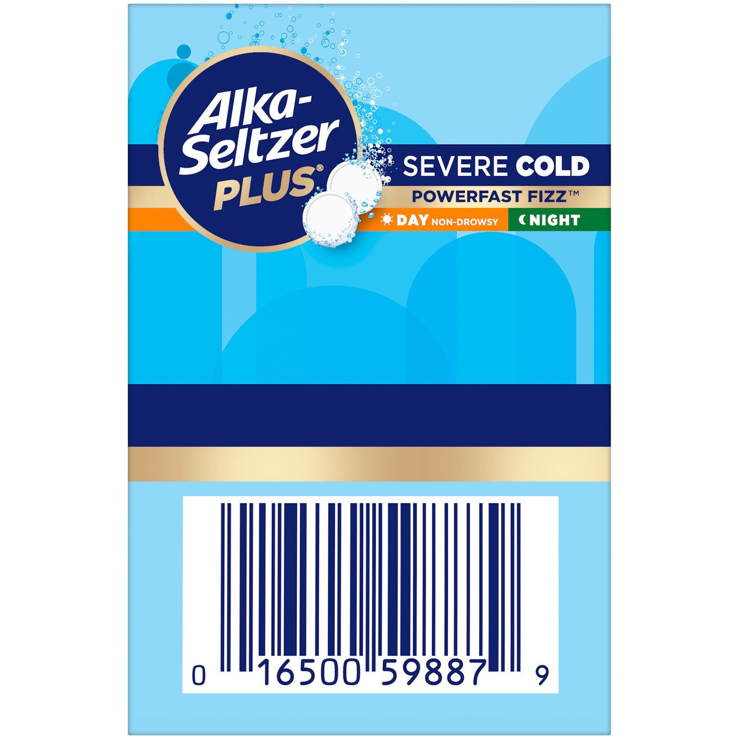 Alka-Seltzer Plus Severe Cold Powerfast Fizz Day & Night Tablets