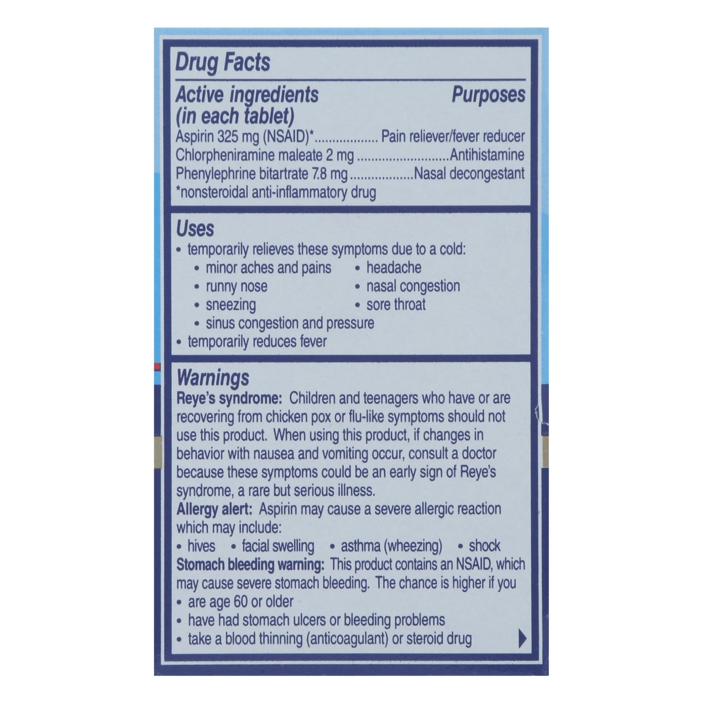 Alka-Seltzer Plus Severe Cold Powerfast Fizz Tablets - Orange