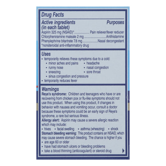 Alka-Seltzer Plus Severe Cold Powerfast Fizz Tablets - Orange