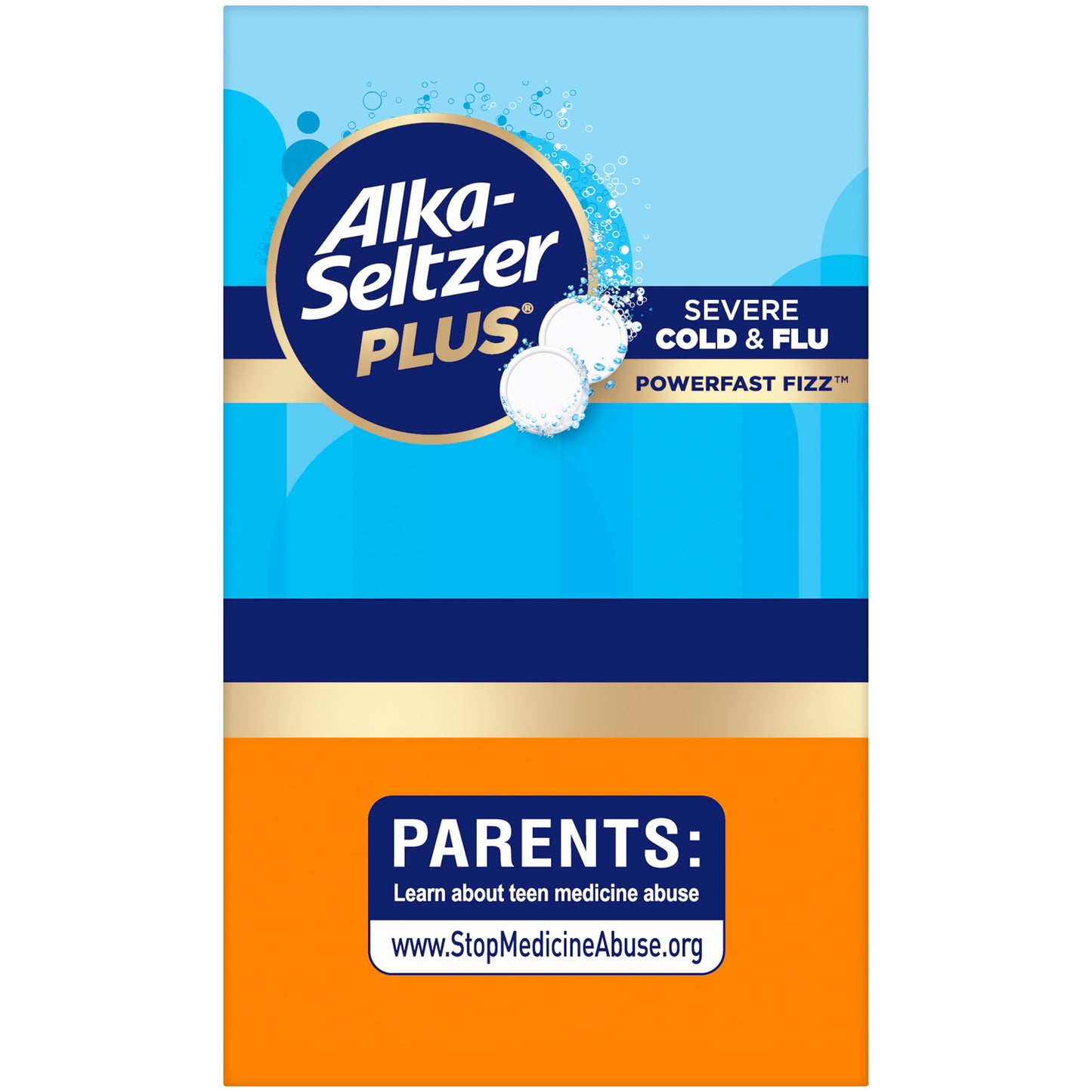 Alka-Seltzer Plus Severe Cold & Flu Powerfast Fizz Tablets - Citrus