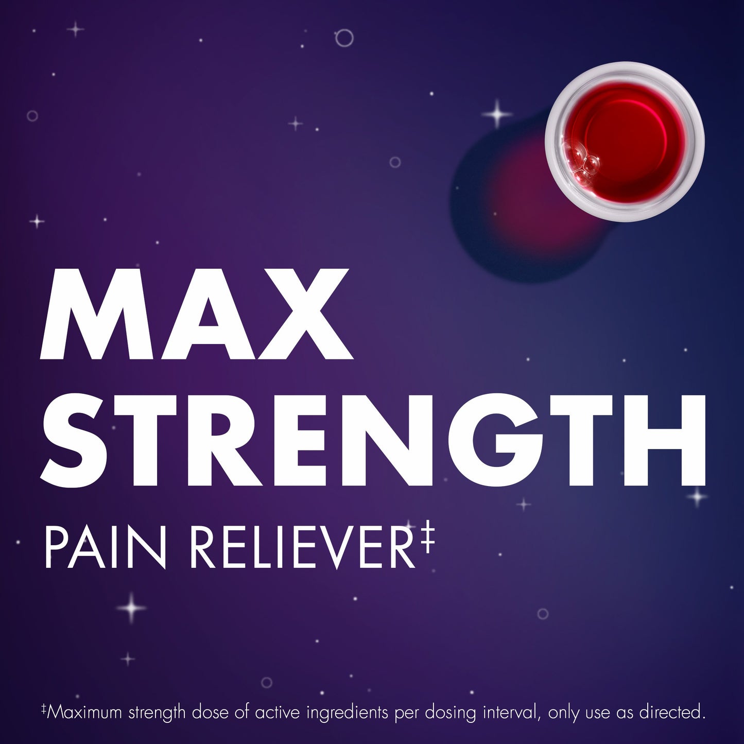 Vicks ZzzQuil Liquid Max Strength Pain Reliever, Nighttime Sleep Aid, Black Cherry Flavor