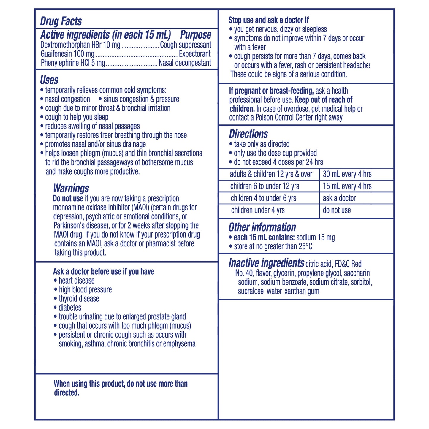 Vicks DayQuil Kids Cold & Cough + Mucus Relief Liquid, Multi-Symptom Daytime Relief, Berry Flavor