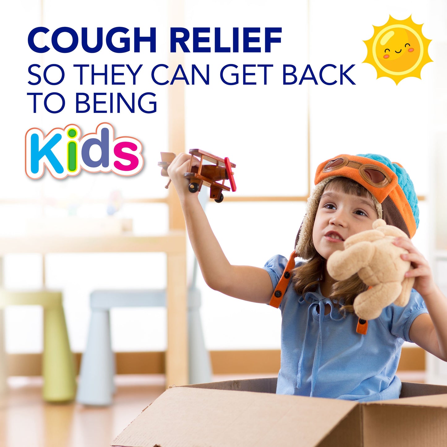 Vicks DayQuil Kids Cold & Cough + Mucus Relief Liquid, Multi-Symptom Daytime Relief, Berry Flavor
