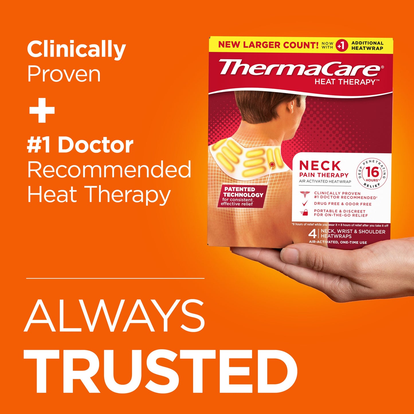 ThermaCare Neck Pain Therapy Heatwraps