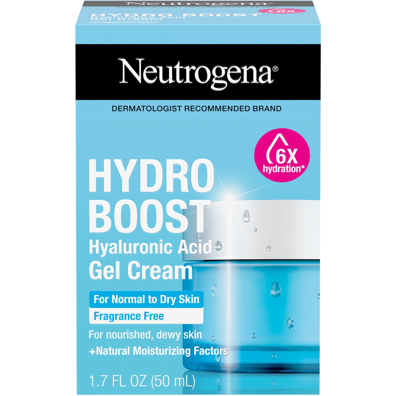 Neutrogena Hydro Boost Gel Cream Moisturizer with Hyaluronic Acid - Fragrance Free