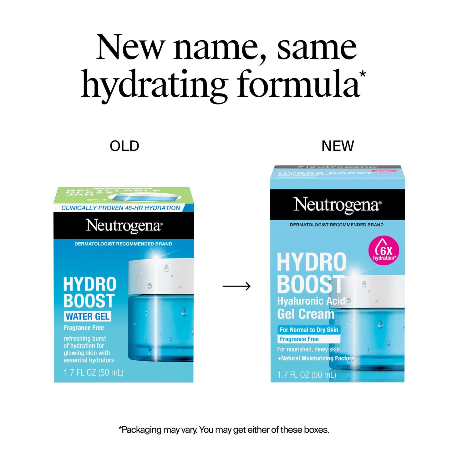 Neutrogena Hydro Boost Gel Cream Moisturizer with Hyaluronic Acid - Fragrance Free