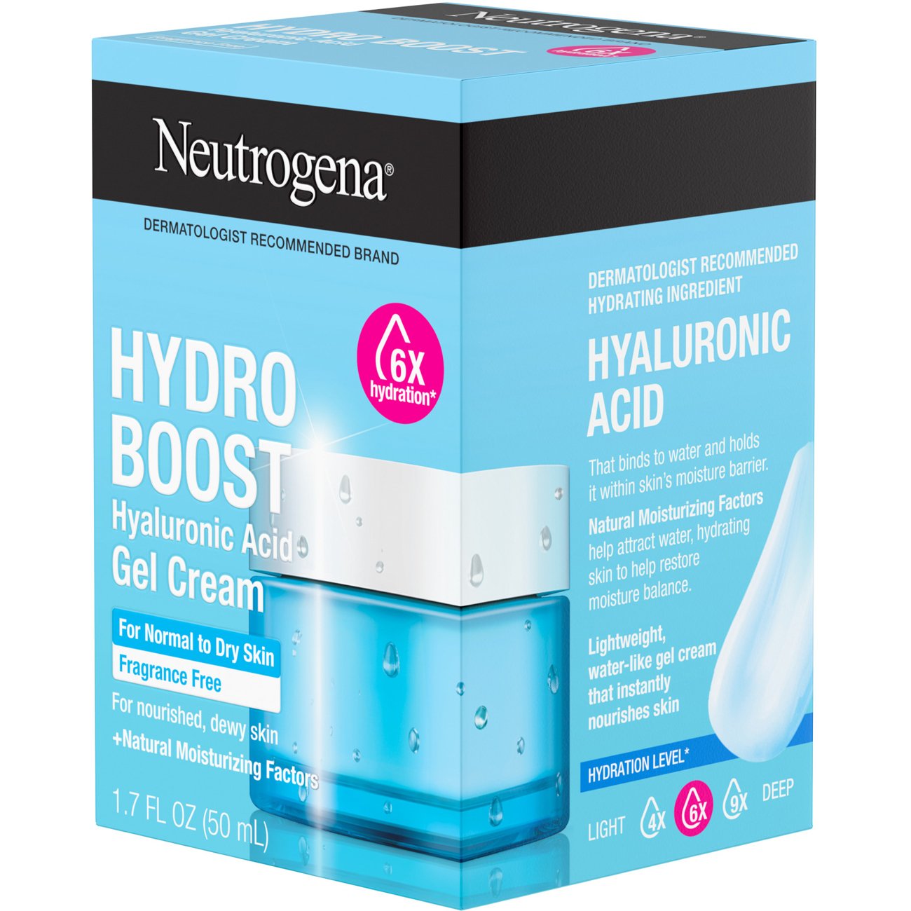 Neutrogena Hydro Boost Gel Cream Moisturizer with Hyaluronic Acid - Fragrance Free