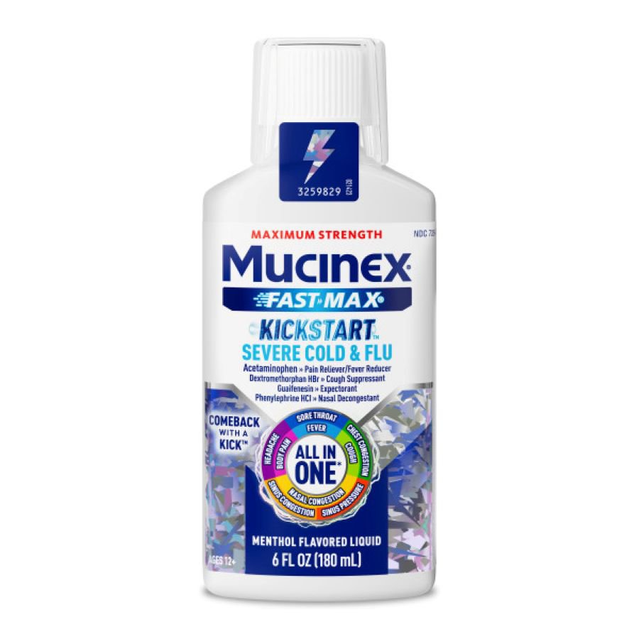 Mucinex Fast Max Kickstart, All in One Cold and Flu Medicine