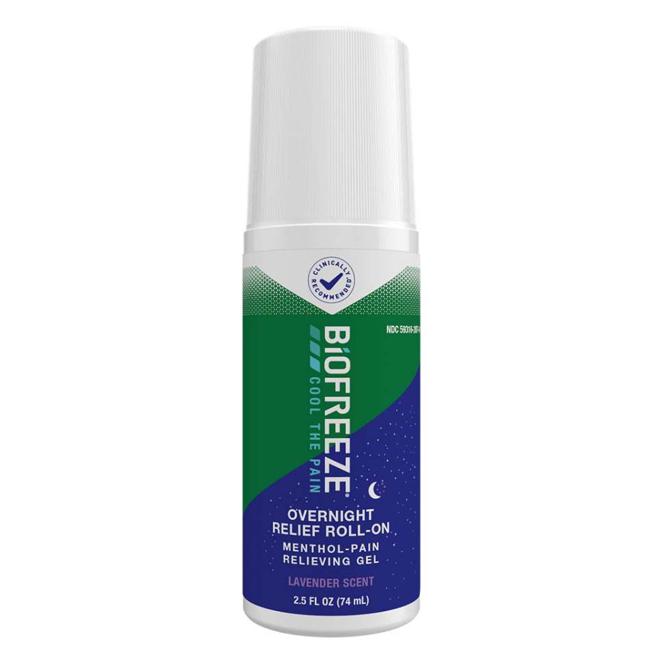 Biofreeze Overnight Pain Relief Roll-On Colorless
