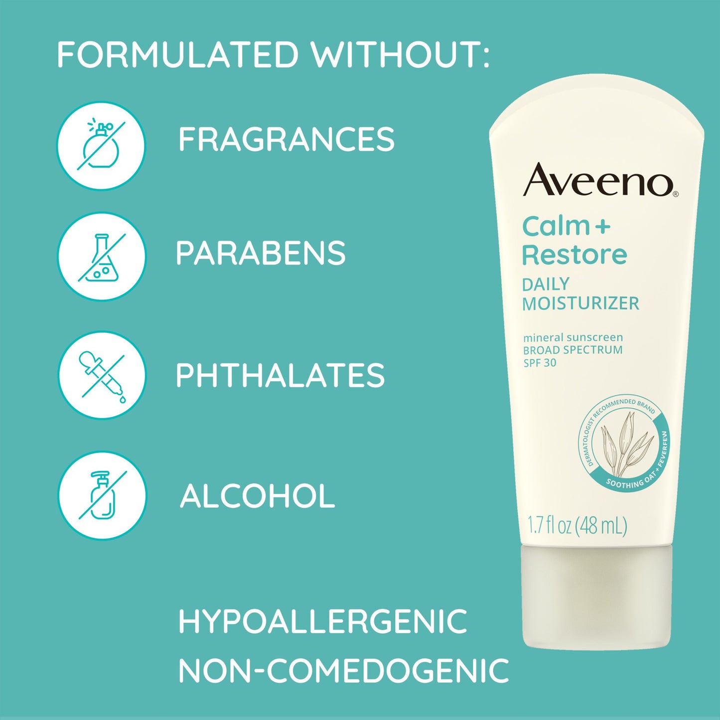 Aveeno Calm + Restore Daily Moisturizer SPF30