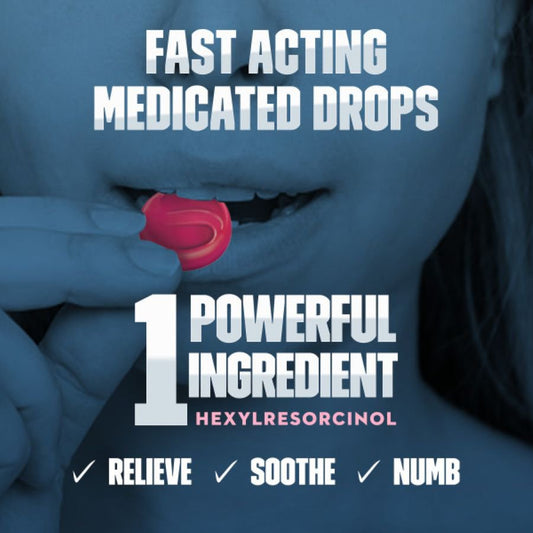 Mucinex InstaSoothe™ Sore Throat + Pain Relief - Elderberry & Wild Cherry