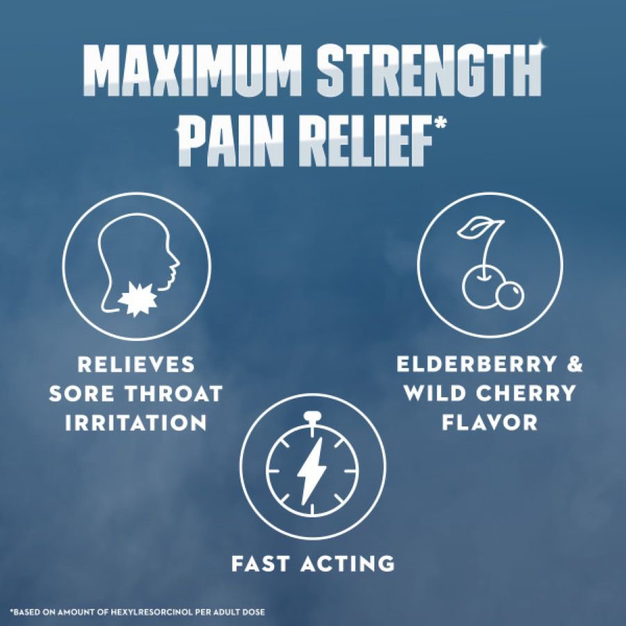 Mucinex InstaSoothe™ Sore Throat + Pain Relief - Elderberry & Wild Cherry