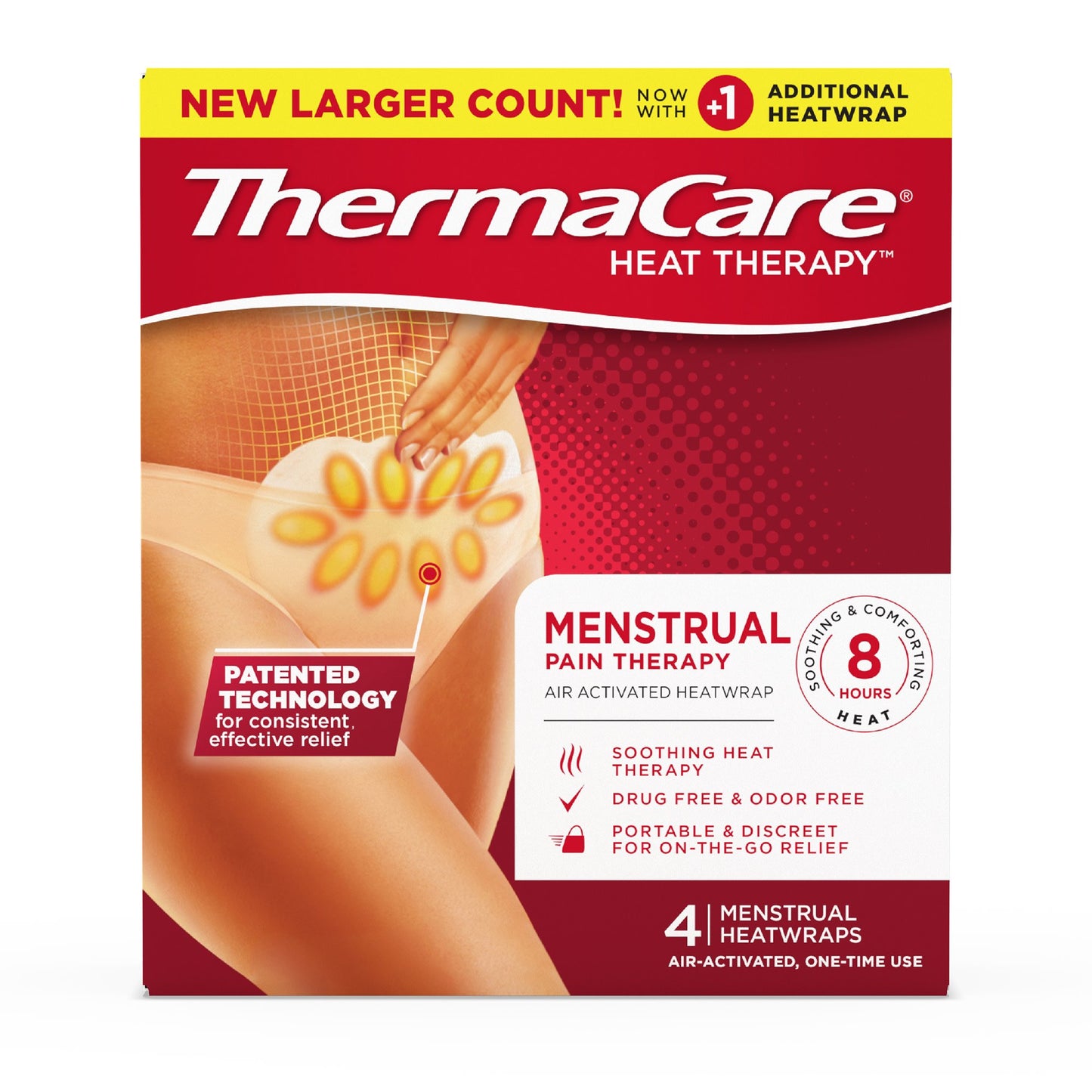 ThermaCare Menstrual Pain Therapy Heatwrap