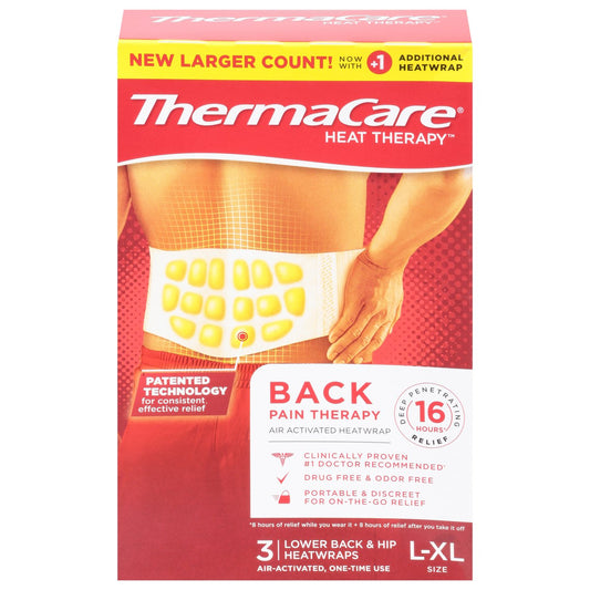 ThermaCare Back Pain Therapy Heatwraps